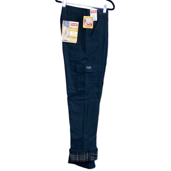 Wrangler Pants Mens Wrangler Flannel Lined Cargo Pants Poshmark